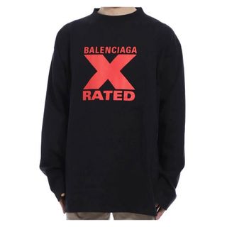 バレンシアガ(Balenciaga)の【BALENCIAGA】20SS X-RATED オーバーサイズ ロンT(Tシャツ/カットソー(七分/長袖))