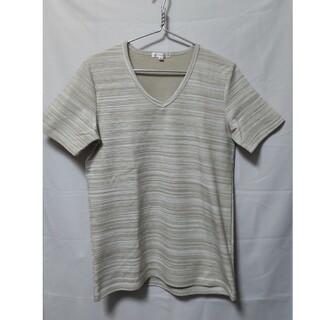 インプ(imp)のインプローブス ボーダーVネックTシャツサイズM(Tシャツ/カットソー(半袖/袖なし))