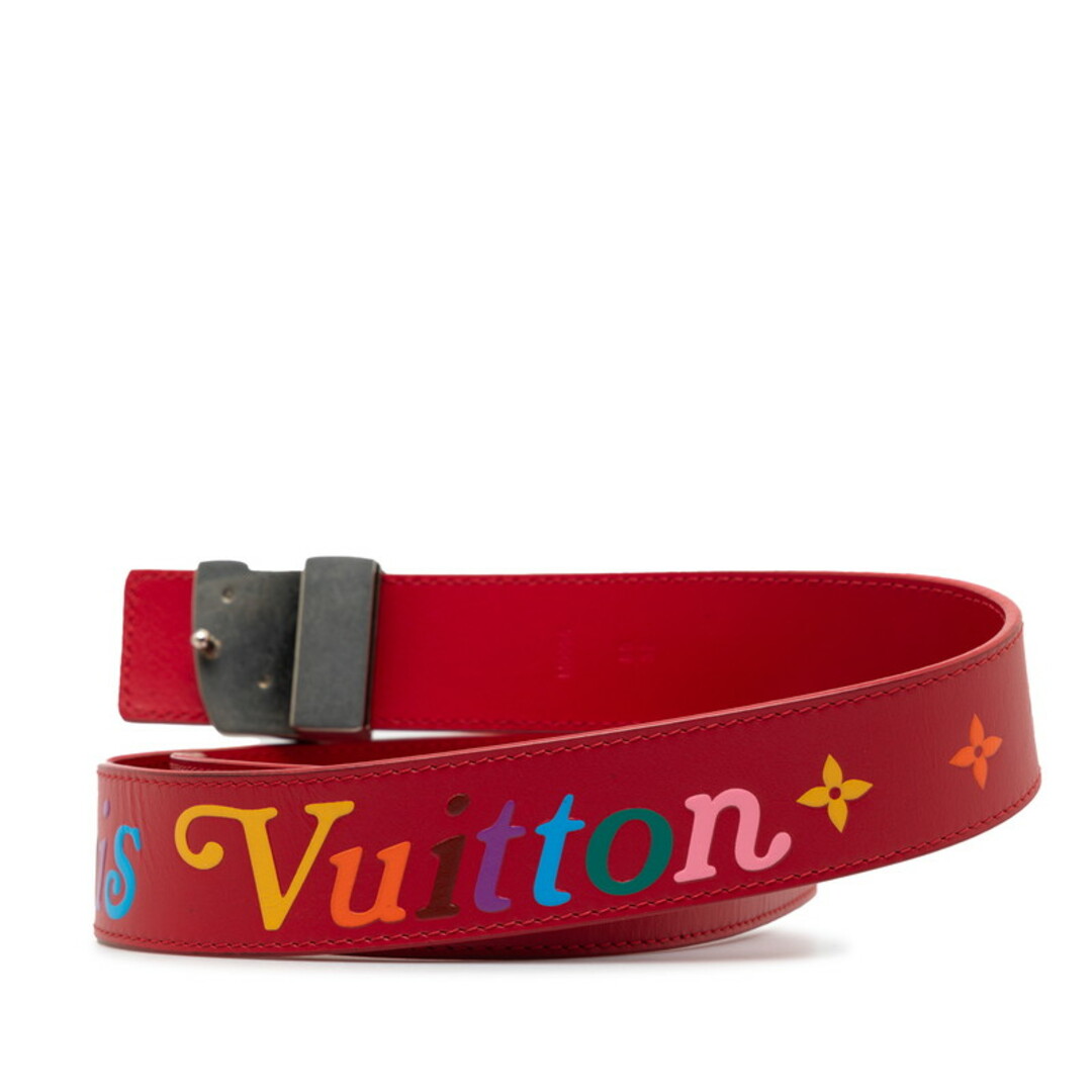 LOUIS VUITTON(ルイヴィトン)の美品 ルイ ヴィトン モノグラム ニューウェーブ サンチュール ベルト 32/80 M0096 レザー レディース LOUIS VUITTON 【222-47533】 レディースのファッション小物(ベルト)の商品写真