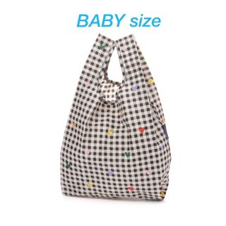 バグゥ(BAGGU)の【新品未使用】BAGGU バグー baby  ギンガムハート(エコバッグ)