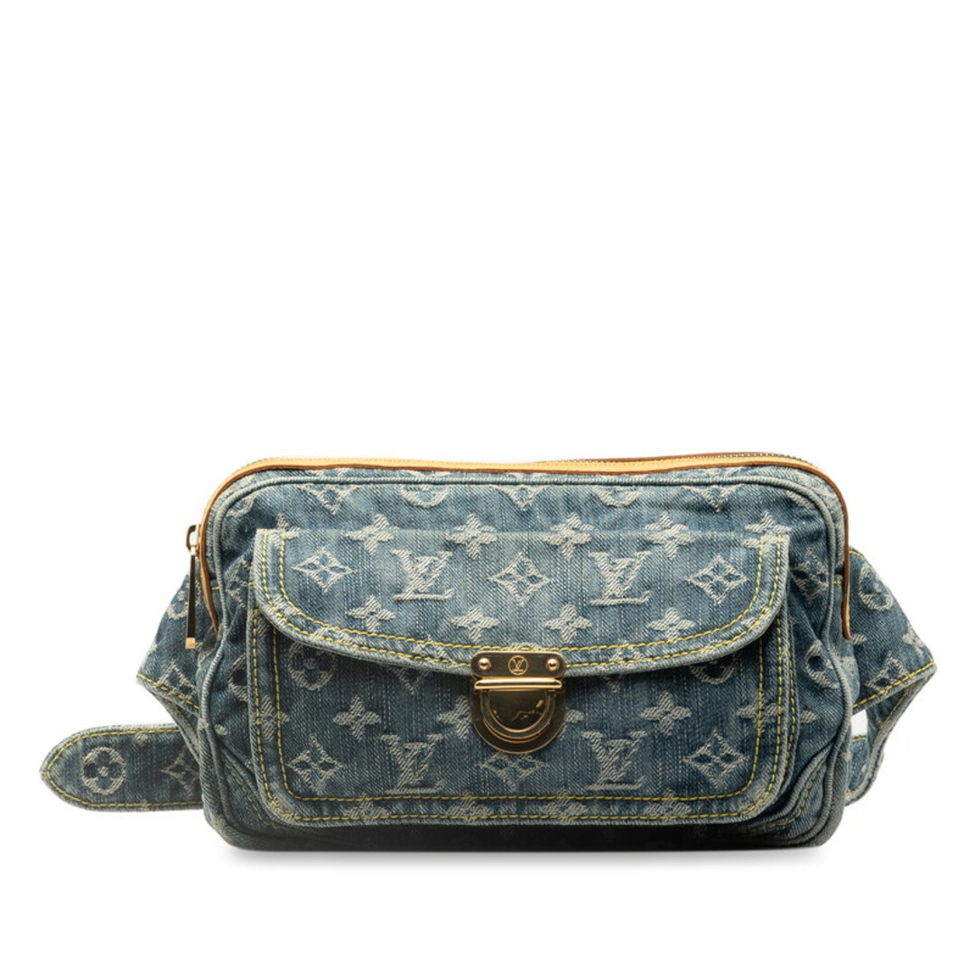 LOUIS VUITTON(ルイヴィトン)のルイ ヴィトン モノグラム デニム ポーチインディゴ ボディバッグ ウエストバッグ M95347 デニム レディース LOUIS VUITTON 【222-47553】 レディースのバッグ(ボディバッグ/ウエストポーチ)の商品写真