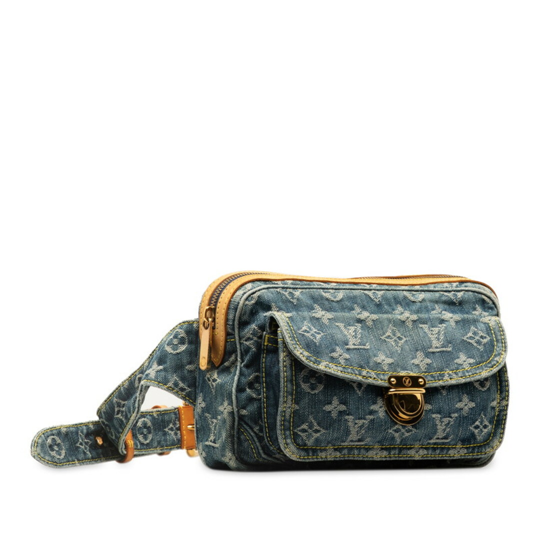 LOUIS VUITTON(ルイヴィトン)のルイ ヴィトン モノグラム デニム ポーチインディゴ ボディバッグ ウエストバッグ M95347 デニム レディース LOUIS VUITTON 【222-47553】 レディースのバッグ(ボディバッグ/ウエストポーチ)の商品写真