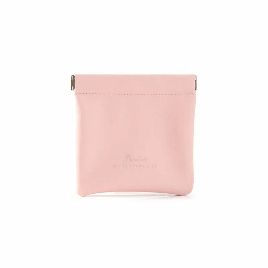 色:桜パウダーZONBONWコインケース 柔らかい 革 防水 おしゃれ ミニ レディースのバッグ(その他)の商品写真