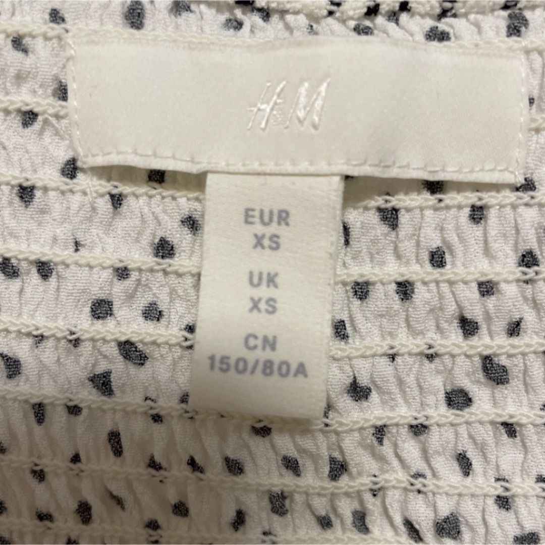 H&M(エイチアンドエム)のH&M ドローストリングブラウス レディースのトップス(シャツ/ブラウス(半袖/袖なし))の商品写真