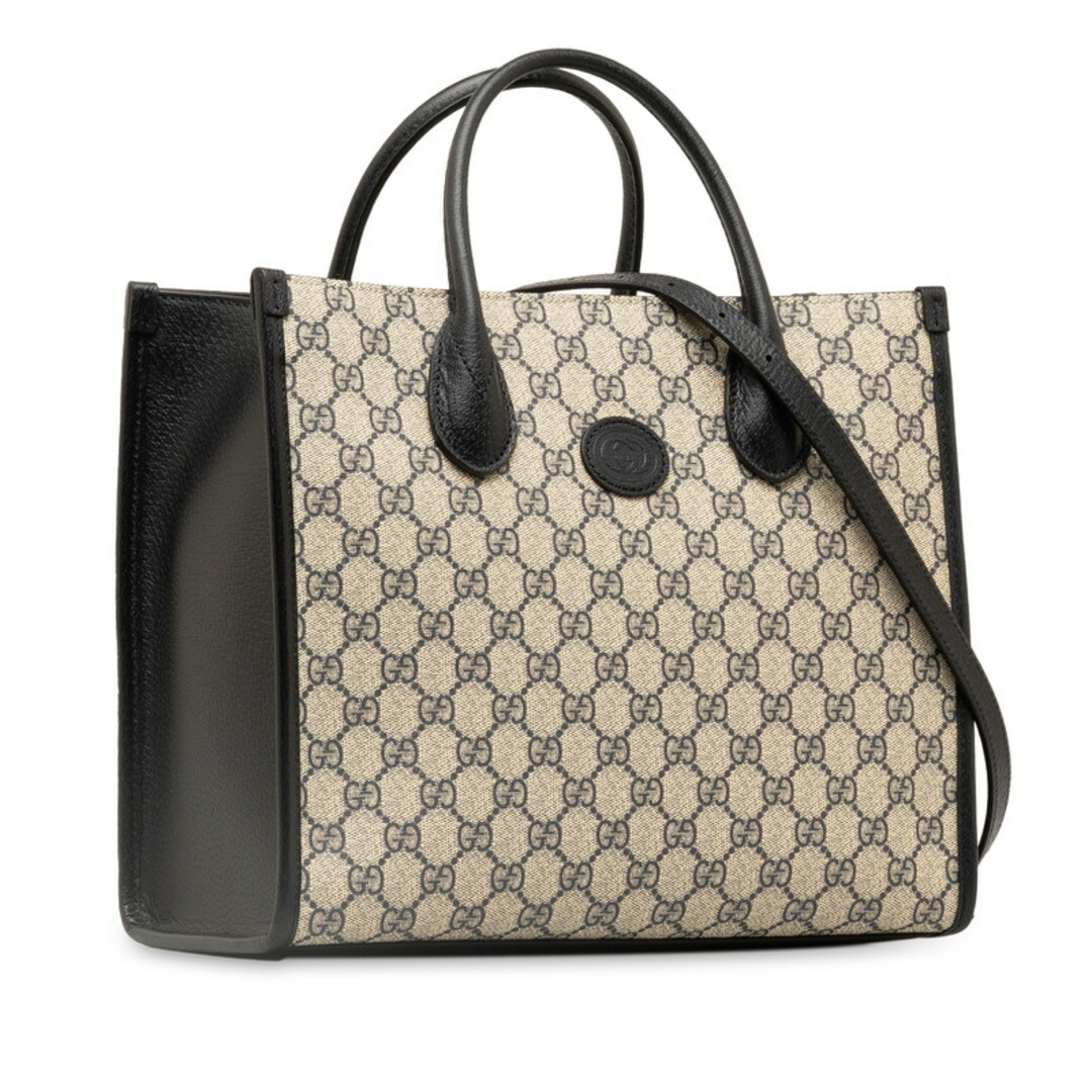 Gucci(グッチ)の美品 グッチ GGスプリーム GGスモール トートバッグ ショルダーバッグ 2WAY 659983 PVC レディース GUCCI 【222-48212】 レディースのバッグ(トートバッグ)の商品写真