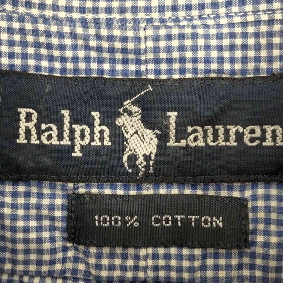 Ralph Lauren(ラルフローレン)のRALPH LAUREN(ラルフローレン) ギンガムチェック ボタンダウンシャツ レディースのトップス(シャツ/ブラウス(半袖/袖なし))の商品写真