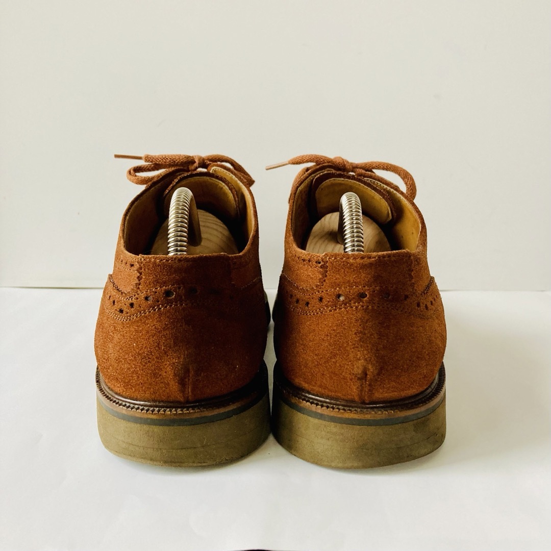Giorgio Armani(ジョルジオアルマーニ)のジョルジオ アルマーニ 濃茶 ウイングチップ 25.5cm  除菌・消臭済み メンズの靴/シューズ(ドレス/ビジネス)の商品写真