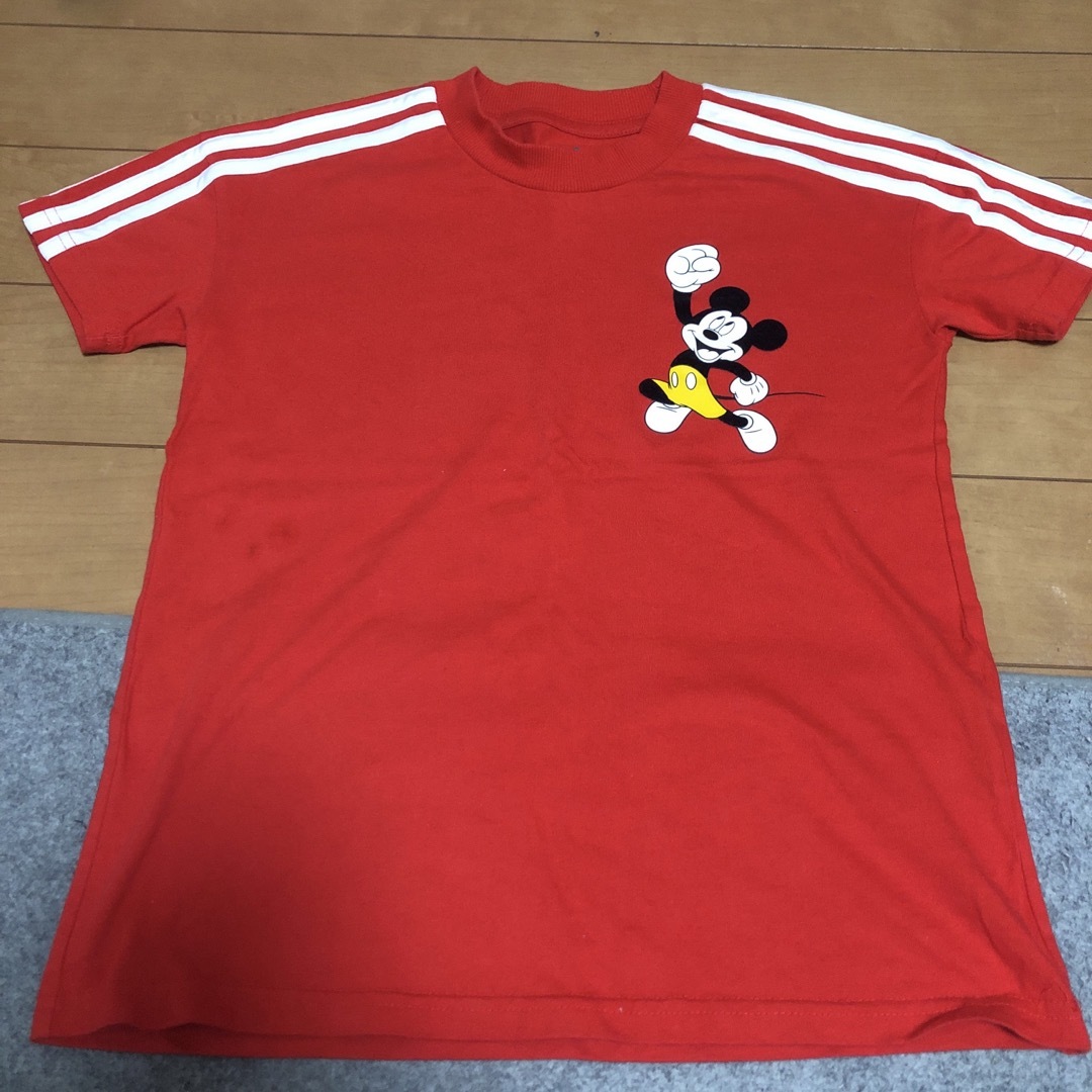 adidas(アディダス)の美品✨キッズadidasミッキー半袖Tシャツ キッズ/ベビー/マタニティのキッズ服女の子用(90cm~)(Tシャツ/カットソー)の商品写真