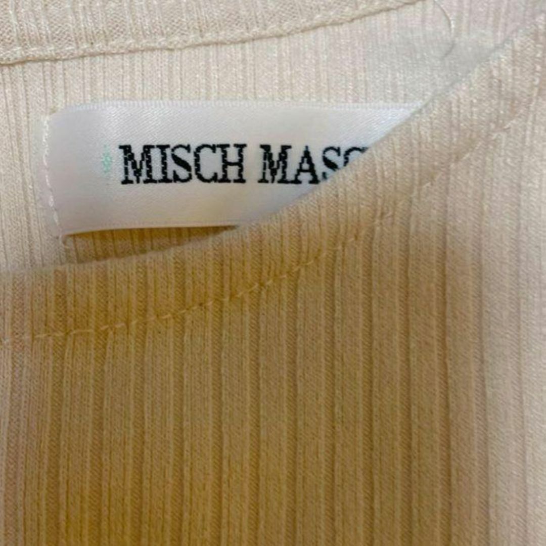 MISCH MASCH(ミッシュマッシュ)の【MISCHMASCH】ミッシュマッシュ　トップス　ベージュ　M　シンプル レディースのトップス(カットソー(長袖/七分))の商品写真