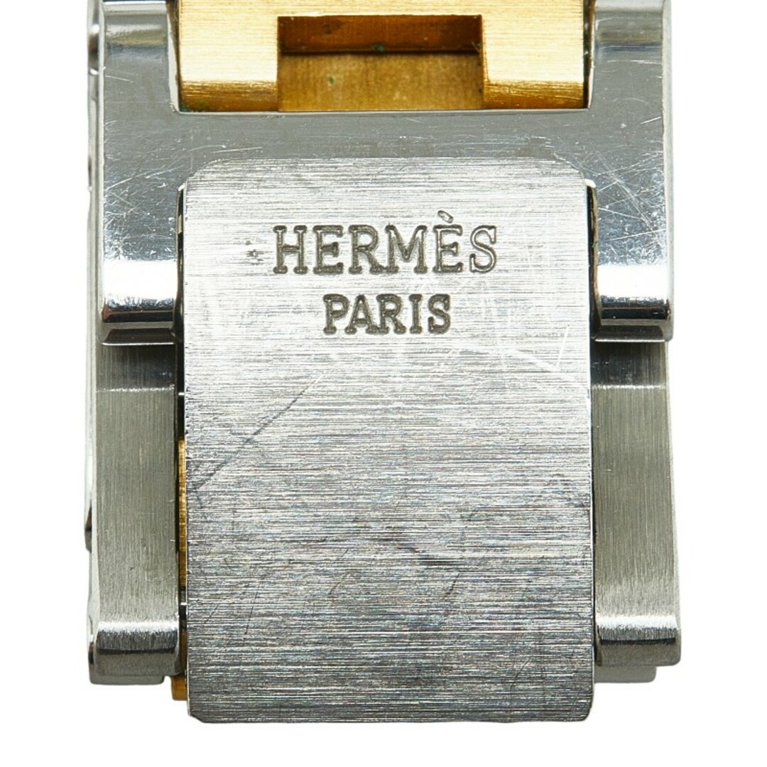 Hermes(エルメス)のエルメス クリッパー 腕時計 クオーツ ホワイト文字盤 ステンレススチール レディース HERMES 【214-48914】 レディースのファッション小物(腕時計)の商品写真