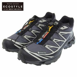 サロモン(SALOMON)のサロモン 美品 SALOMON サロモン XT-6 GTX スニーカー シューズ メンズ ブラック 24.5cm 416635 6(UK)(その他)