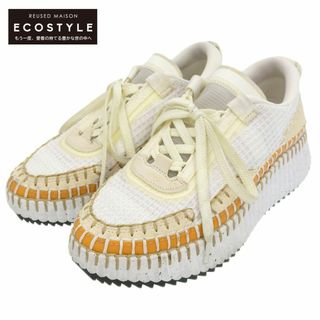 Chloe - クロエ 美品 Chloe クロエ NAMA SNEAKERS リサイクル素材 スニーカー シューズ レディース ホワイト系 35 35