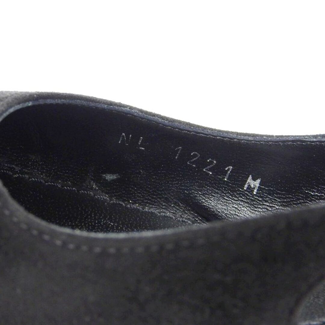LOUIS VUITTON(ルイヴィトン)のルイヴィトン 美品 LOUIS VUITTON ルイヴィトン スエード シグネチャーストラップパンプス レディース 黒 ブラック 35 1/2 NL1221M 35.5 レディースの靴/シューズ(ハイヒール/パンプス)の商品写真
