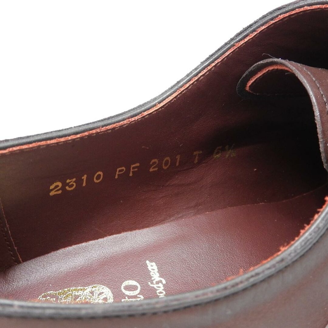 ペルフェット 新品同様 perfetto ベルフェット カーフ ストレートチップ オックスフォードシューズ メンズ ブラウン 6 1/2 2310PF201T 6 1/2 メンズの靴/シューズ(その他)の商品写真