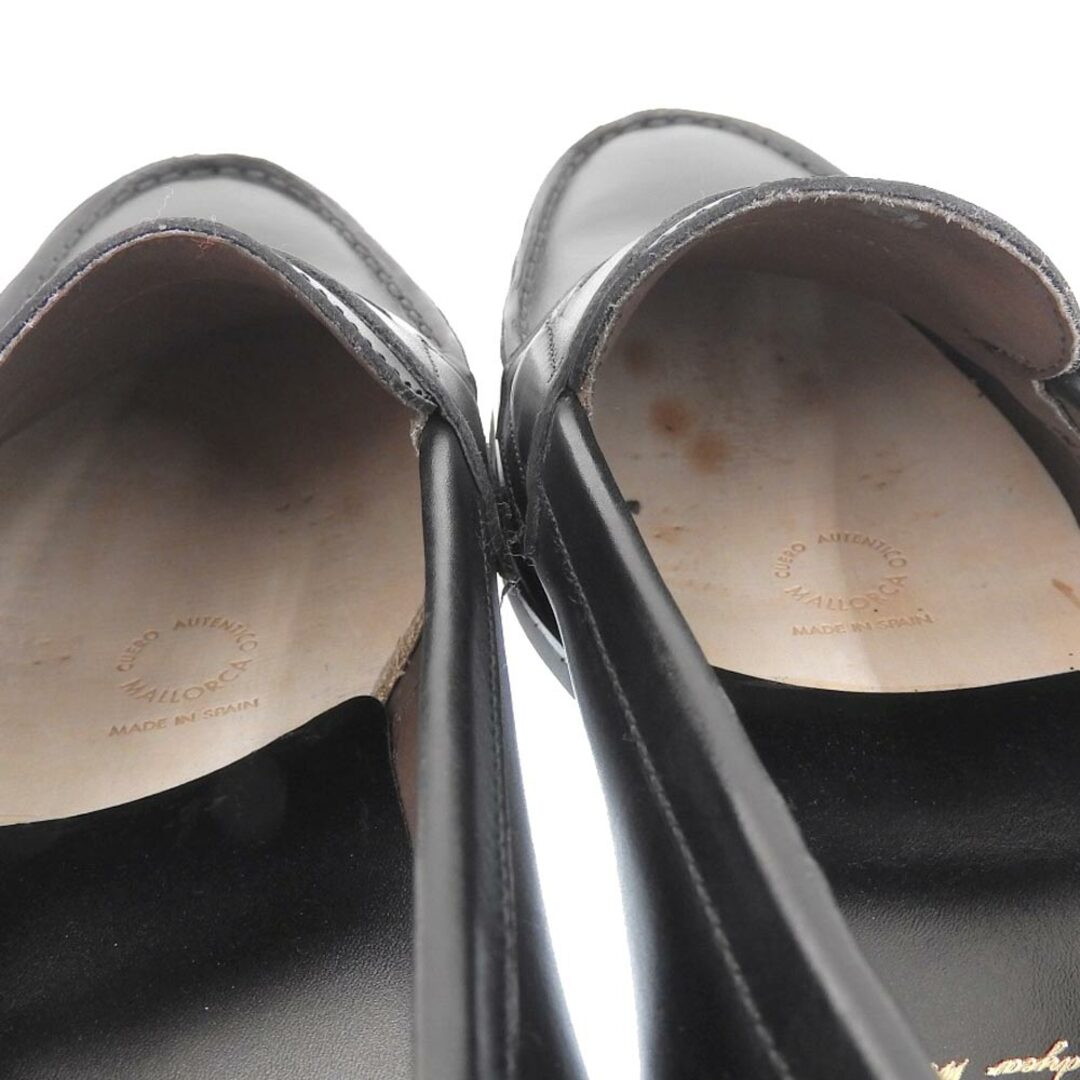 CARMINA(カルミナ)のカルミナ 新品同様 CARMINA カルミーナ カーフ ジェノバラスト コインローファー シューズ メンズ ブラック 5 1/2 80578 5 1/2 メンズの靴/シューズ(その他)の商品写真