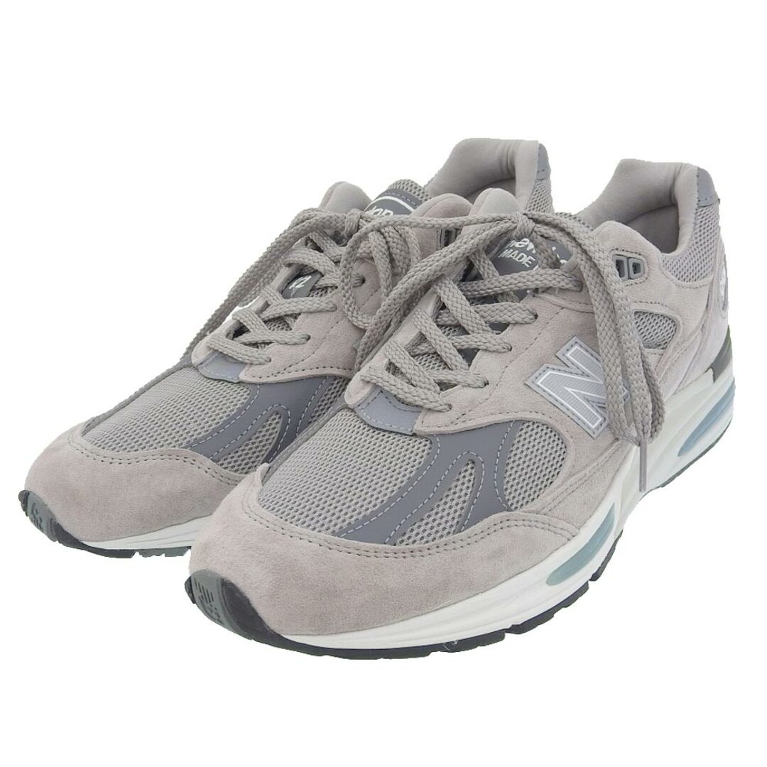 New Balance(ニューバランス)のニューバランス 未使用 NEW BALANCE ニューバランス 991V2 スニーカー シューズ メンズ グレー 27cm U991GL2 9D(US) メンズの靴/シューズ(その他)の商品写真