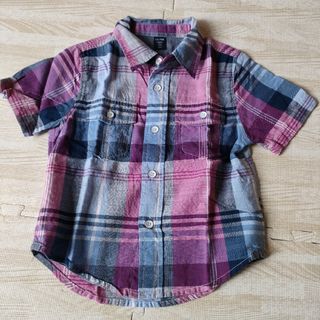 ベビーギャップ(babyGAP)のbabyGAP チェック柄ネルシャツ 95cm(Tシャツ/カットソー)