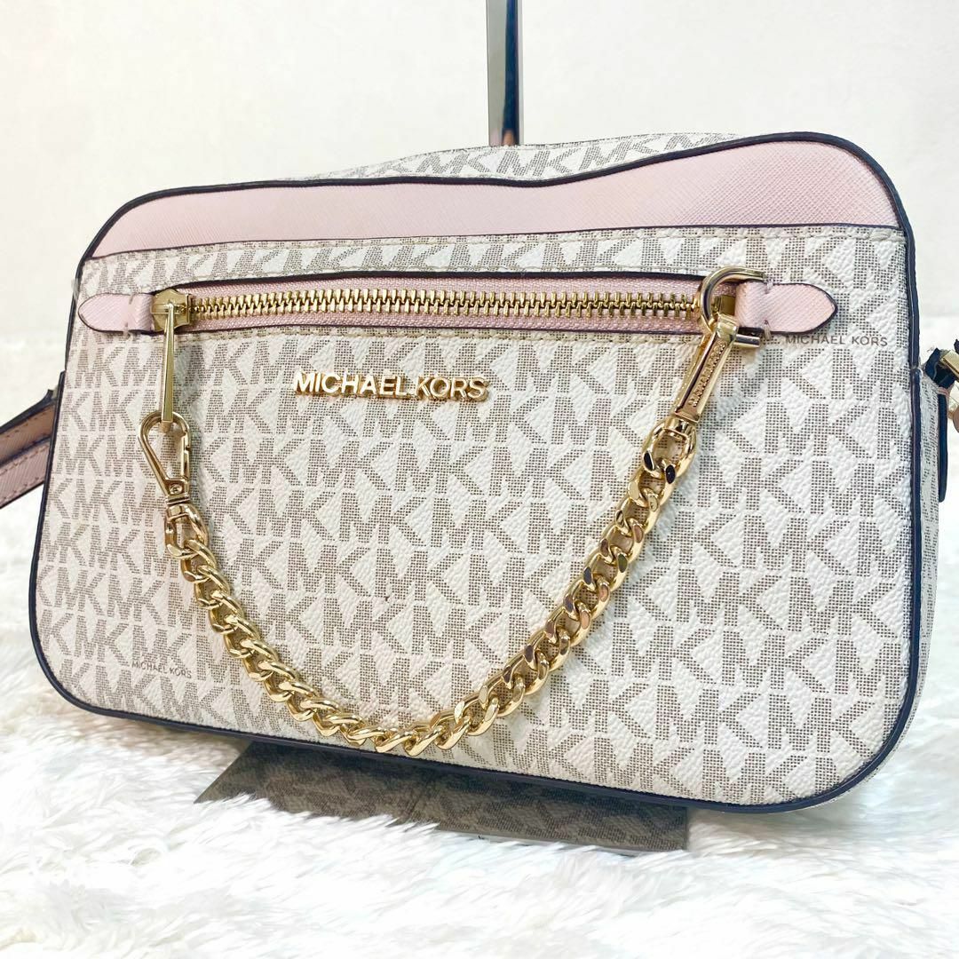 Michael Kors(マイケルコース)の【極美品】　マイケルコース　ショルダーバック　JET SET クロスボディ レディースのバッグ(ショルダーバッグ)の商品写真