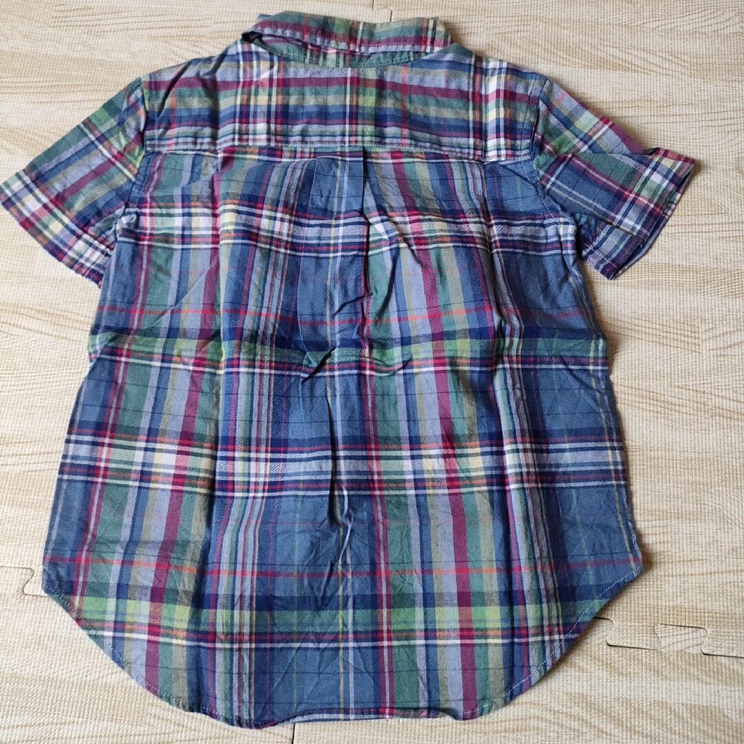 Ralph Lauren(ラルフローレン)のラルフローレン キッズ チェック柄ネルシャツ 100cm キッズ/ベビー/マタニティのキッズ服男の子用(90cm~)(Tシャツ/カットソー)の商品写真