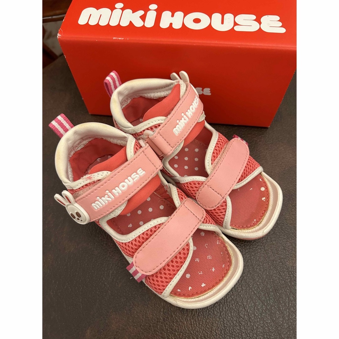 mikihouse(ミキハウス)のミキハウス　サンダル　15.5㎝ キッズ/ベビー/マタニティのキッズ靴/シューズ(15cm~)(サンダル)の商品写真