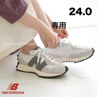 ニューバランス(New Balance)のWEB限定⭐️美品⭐️ニューバランス MS327WE スエード スニーカー／24(スニーカー)