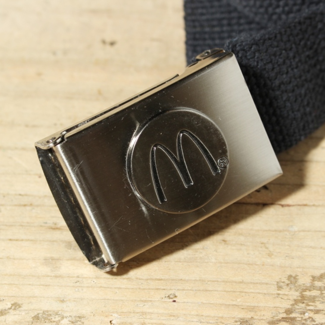 McDonald'sマクドナルドコットンウェブベルト ガチャブラック ss145 メンズのファッション小物(ベルト)の商品写真