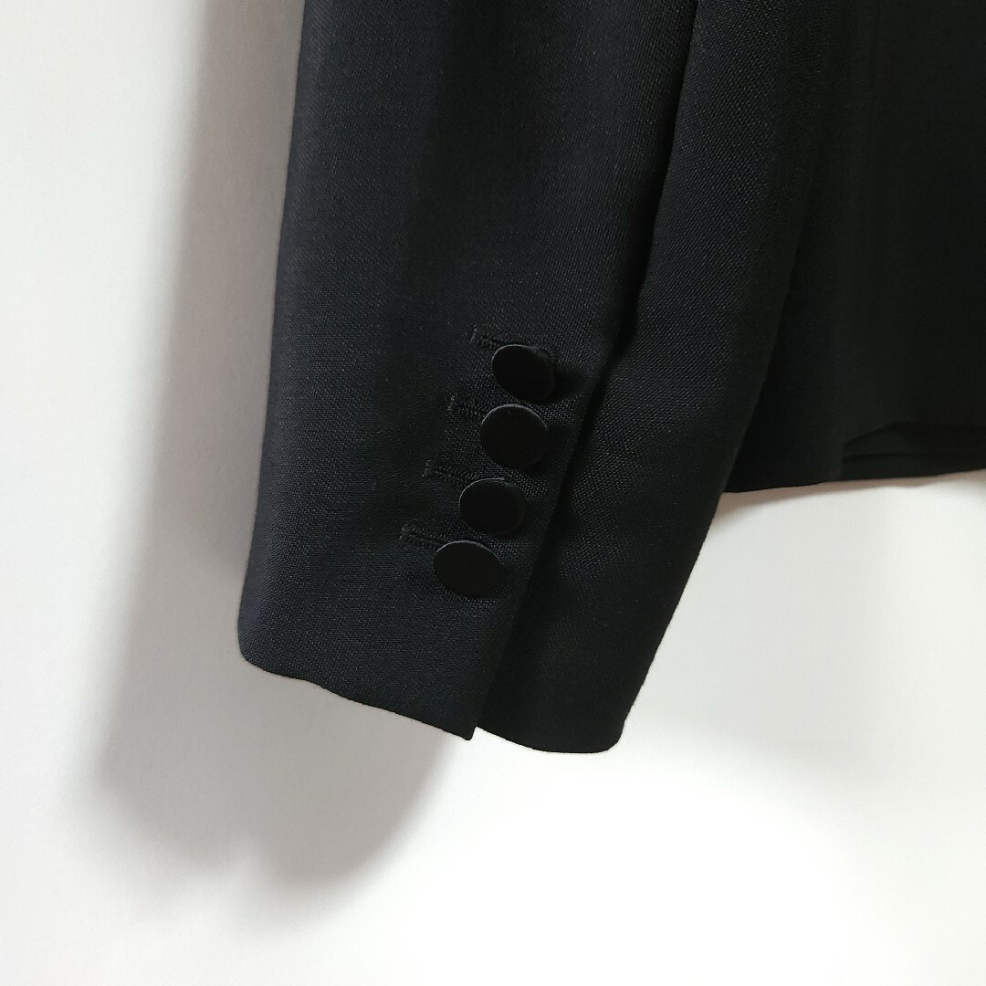 DIOR HOMME(ディオールオム)の07AW Dior homme スモーキングジャケット ブラック ディオールオム メンズのジャケット/アウター(テーラードジャケット)の商品写真