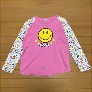 Tシャツ　ピンク　スマイリー　140(Tシャツ/カットソー)