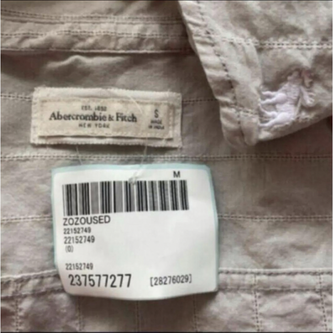Abercrombie&Fitch(アバクロンビーアンドフィッチ)のアバクロンビーアンドフィッチグレードレスシャツSサイズ レディースのトップス(シャツ/ブラウス(長袖/七分))の商品写真