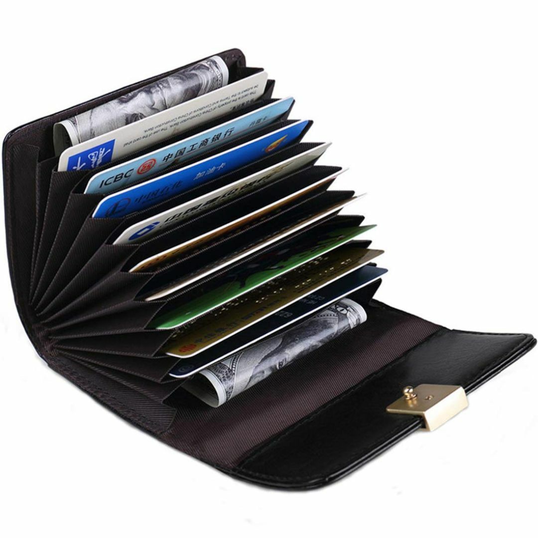 色:ブラックJEEBURYEE カードケース レディース メンズ 財布 クレ メンズのバッグ(その他)の商品写真