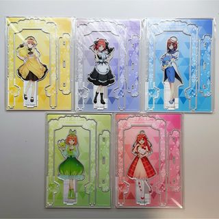 五等分の花嫁 サンリオ フレーム付きアクリルスタンド 五つ子コンプリートセット