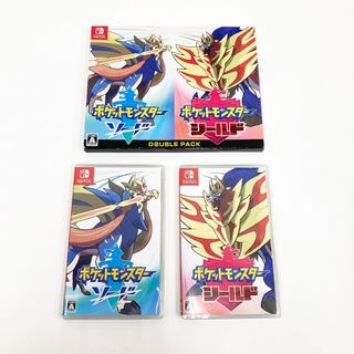 ニンテンドウ(任天堂)の〇〇Nintendo ニンテンドウ Switch ゲームソフト ポケットモンスター ソード＆シールド ダブルパック(携帯用ゲーム機本体)