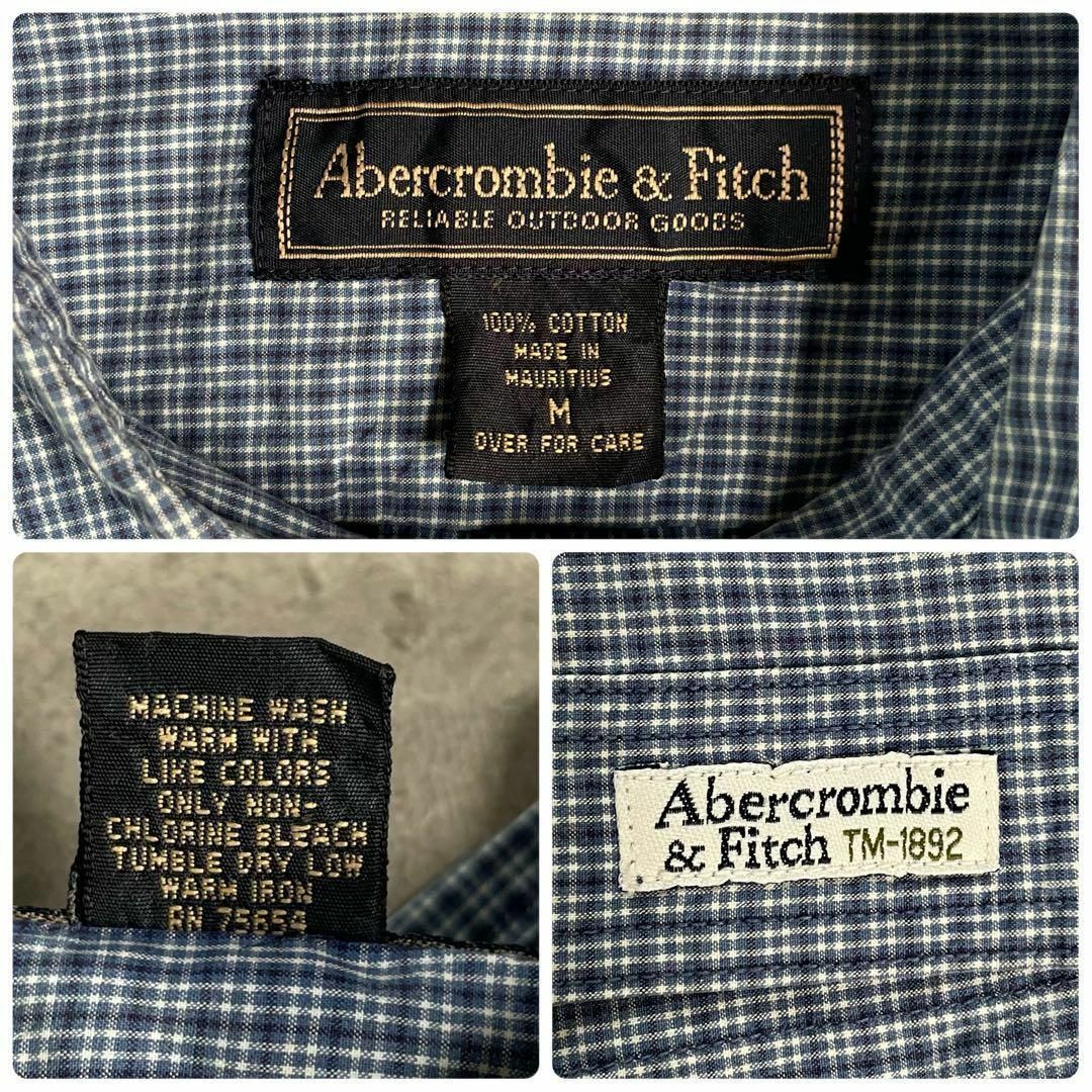 Abercrombie&Fitch(アバクロンビーアンドフィッチ)の80s90s ヴィンテージ アバクロ アウトドアライン チェックシャツ レディースのトップス(シャツ/ブラウス(長袖/七分))の商品写真