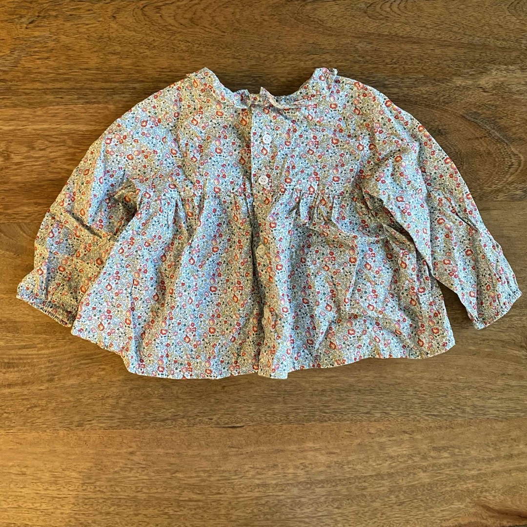 Bonpoint(ボンポワン)の【bonton】リバティブラウス キッズ/ベビー/マタニティのキッズ服女の子用(90cm~)(ブラウス)の商品写真