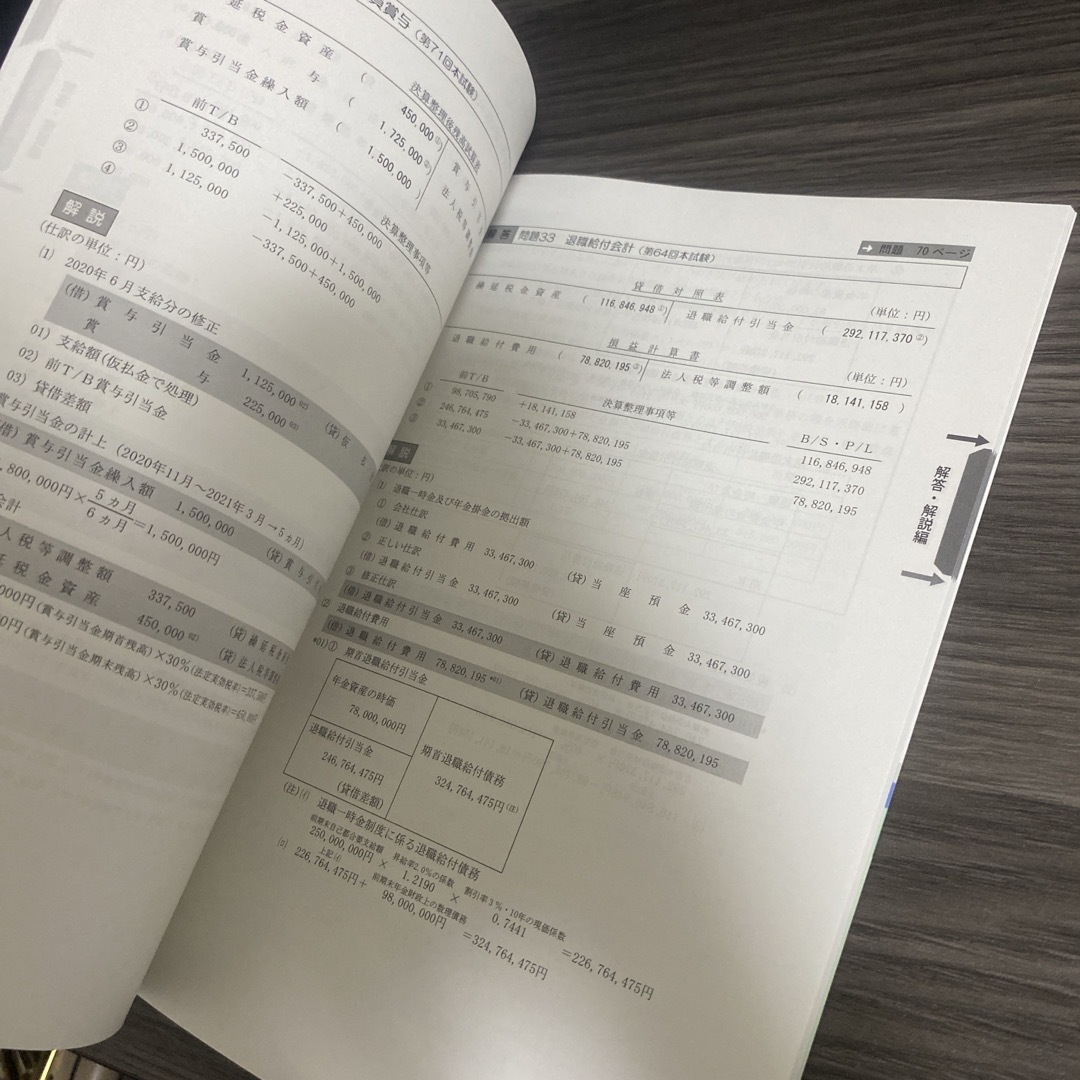 2024版税理士試験過去問ヨコ解き問題集（簿記論） エンタメ/ホビーの本(ビジネス/経済)の商品写真