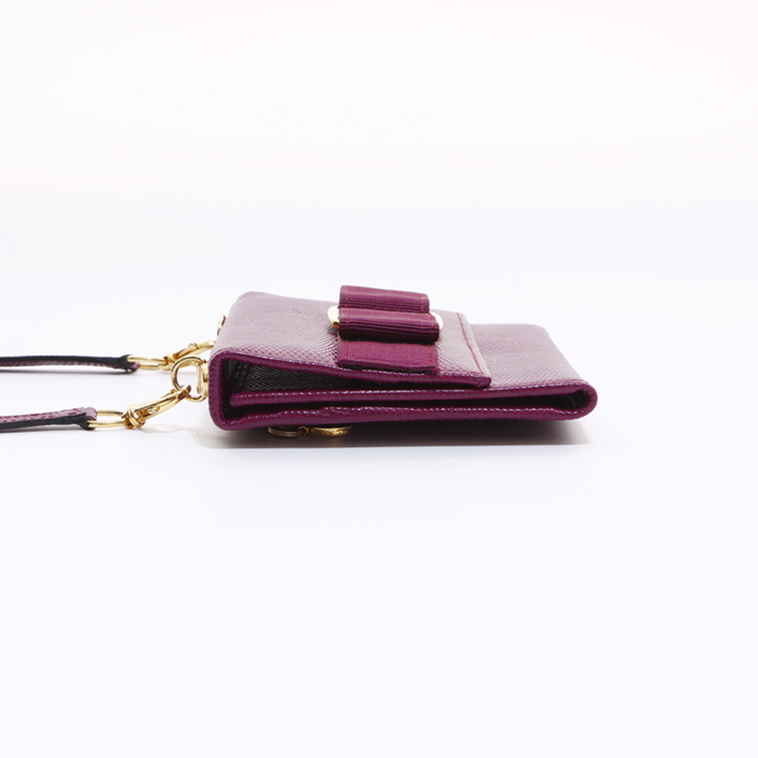 Salvatore Ferragamo(サルヴァトーレフェラガモ)のフェラガモ FERRAGAMO ヴァラリボンストラップ付き 長財布 レディースのファッション小物(財布)の商品写真