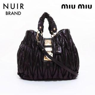 ミュウミュウ(miumiu)のミュウ ミュウ Miu Miu マトラッセ２way トートバッグ(トートバッグ)