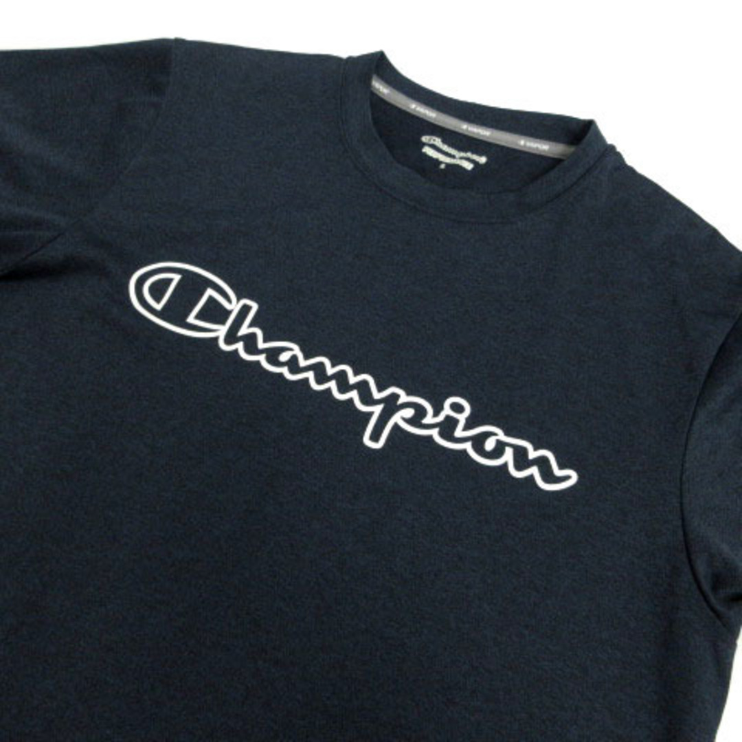 Champion(チャンピオン)のチャンピオン Tシャツ2枚セット C3-PS320 ロゴ 半袖 紺 グレー L メンズのトップス(Tシャツ/カットソー(七分/長袖))の商品写真