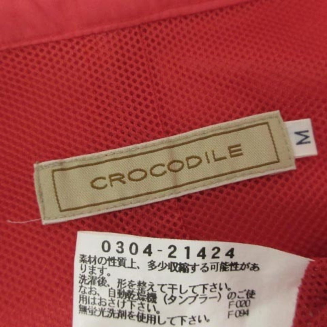 Crocodile(クロコダイル)のCROCODILE マウンテンパーカー フード ロゴ コットン ピンク系 M レディースのトップス(パーカー)の商品写真