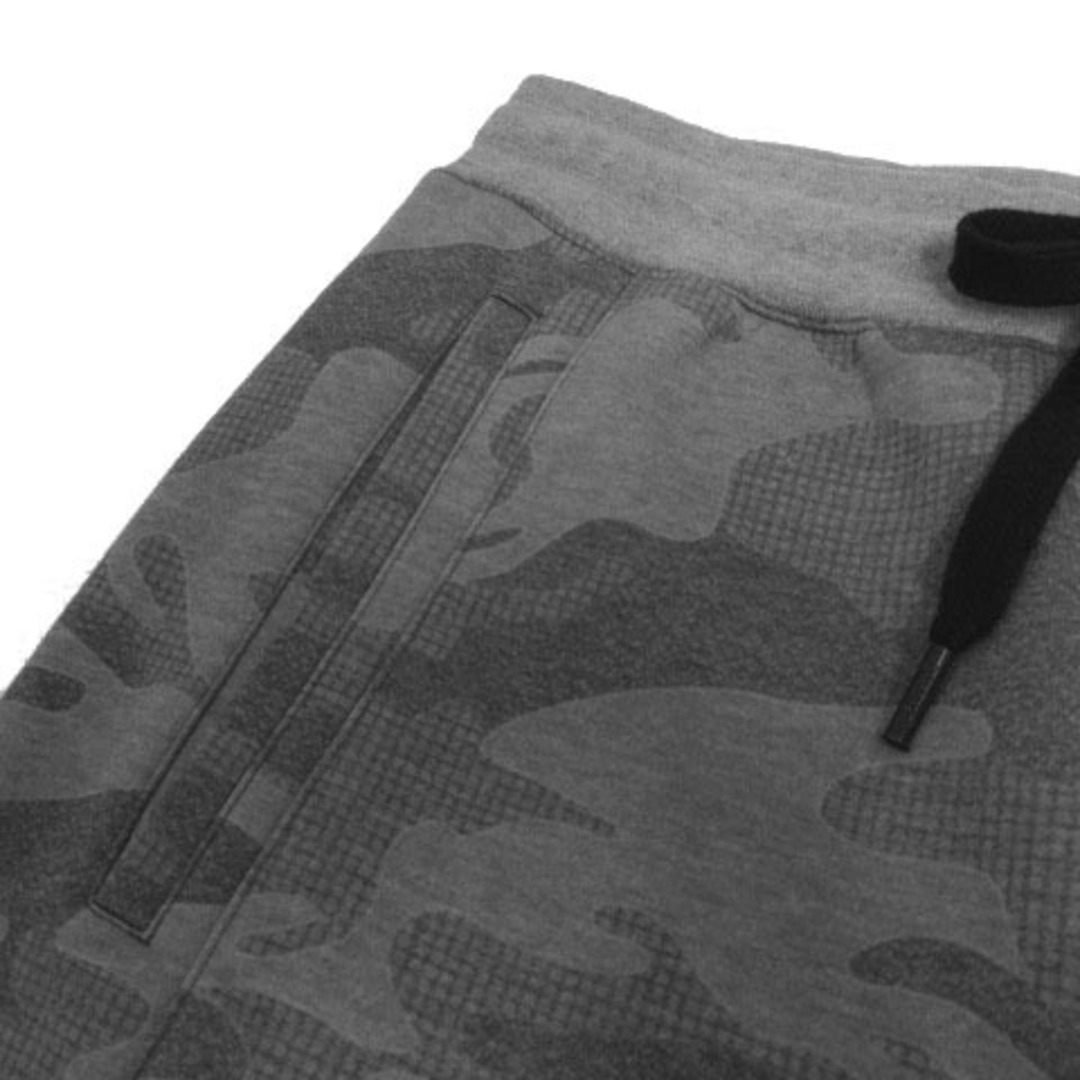 クイックシルバー スウェットロングパンツ ロゴ 裏起毛 カモフラ グレー M メンズのパンツ(スラックス)の商品写真