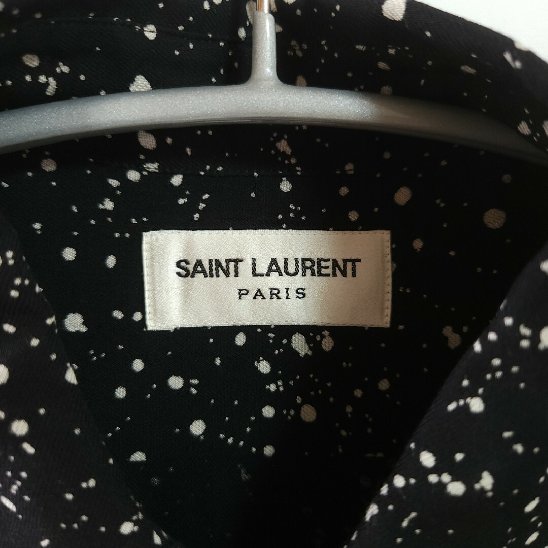 Saint Laurent(サンローラン)の15AW エディ期 SAINT LAURENT PARIS スプラッターシャツ メンズのトップス(シャツ)の商品写真