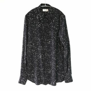 Saint Laurent - 15AW エディ期 SAINT LAURENT PARIS スプラッターシャツ