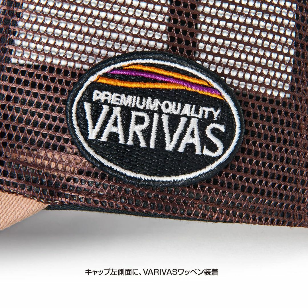色:パープルバリバスVARIVAS ハーフメッシュキャップ VAC-71 スポーツ/アウトドアのフィッシング(その他)の商品写真