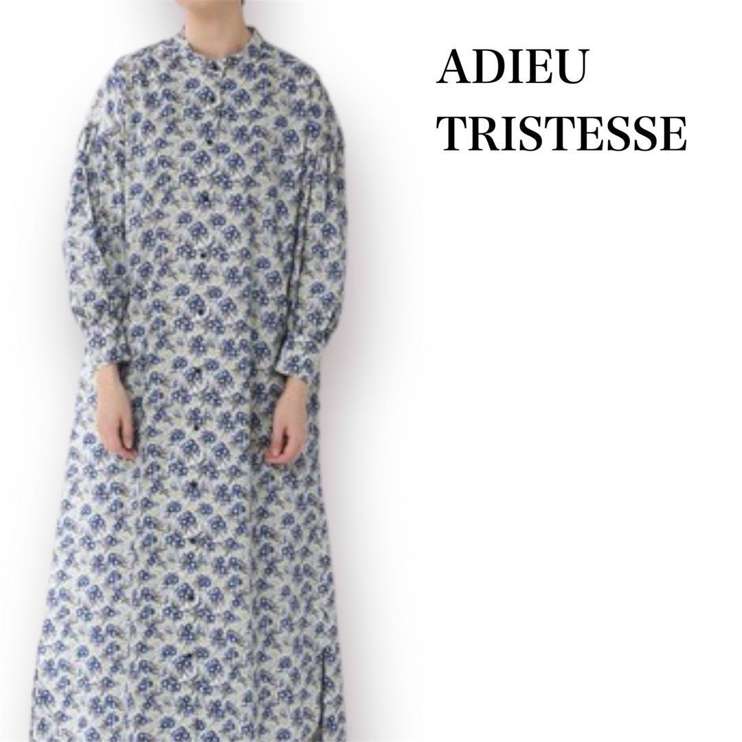 ADIEU TRISTESSE(アデュートリステス)の【美品】ADIEU TRISTESSE リバティプリントワンピース 花柄 フレア レディースのワンピース(ロングワンピース/マキシワンピース)の商品写真