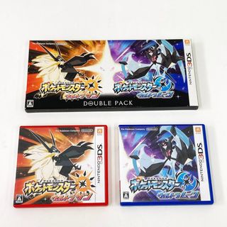 ニンテンドウ(任天堂)の〇〇Nintendo ニンテンドウ 3DS ゲームソフトポケットモンスター ウルトラサン・ウルトラムーン ダブルパック(携帯用ゲーム機本体)