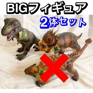 【2種セット】ソフビBIGフィギュア REAL DINOSAURS(その他)