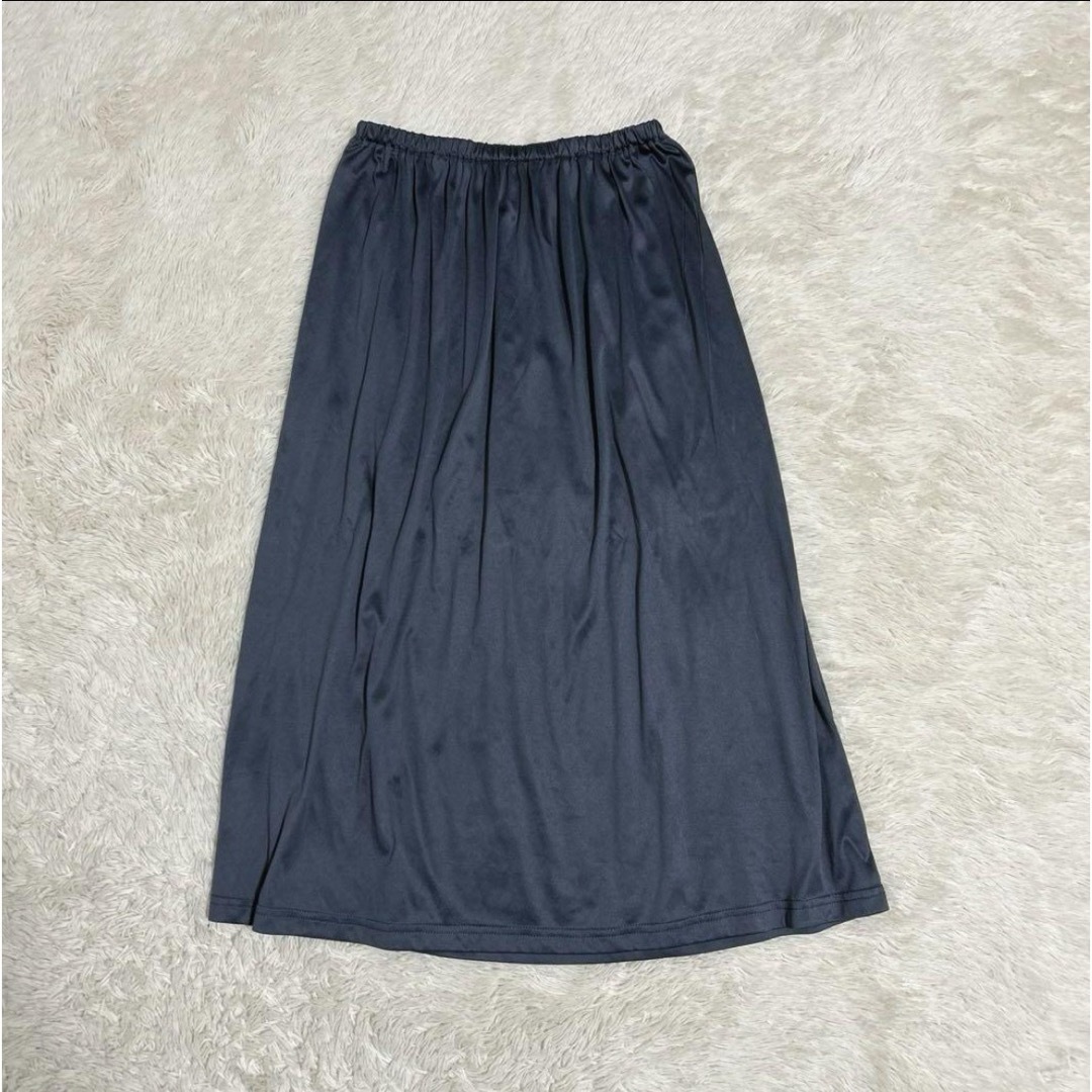 JEANASIS(ジーナシス)のJEANASIS シャイニープリーツスカート ラメ ペチコート レディースのスカート(ロングスカート)の商品写真