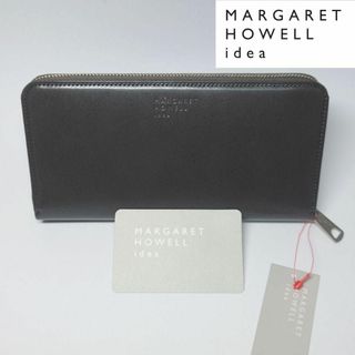 マーガレットハウエル(MARGARET HOWELL)の【新品タグ付き】マーガレットハウエルアイデア ラウ長財布 チャコールグレー(財布)