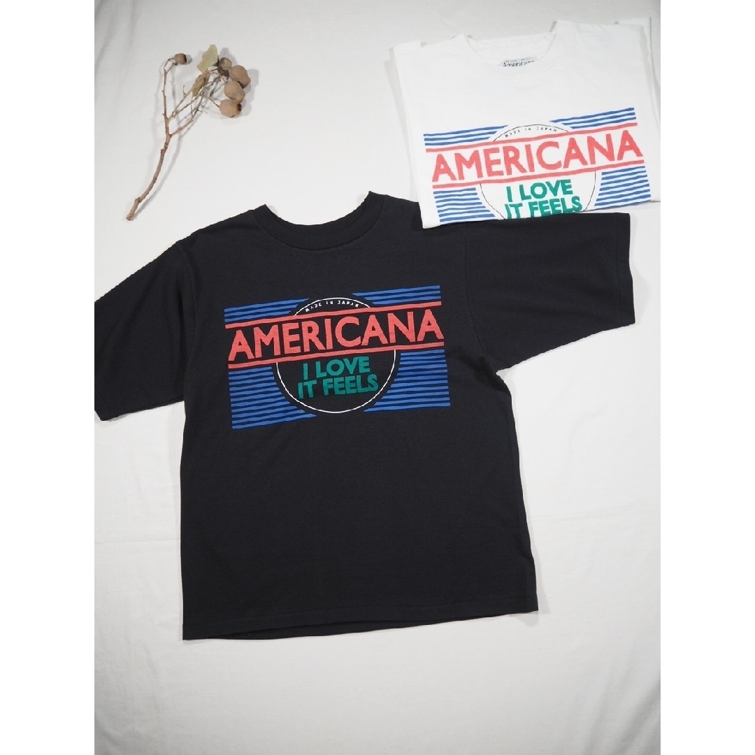 AMERICANA(アメリカーナ)の★日本製 Americana グラフィック プリント Tシャツ レディースのトップス(Tシャツ(半袖/袖なし))の商品写真