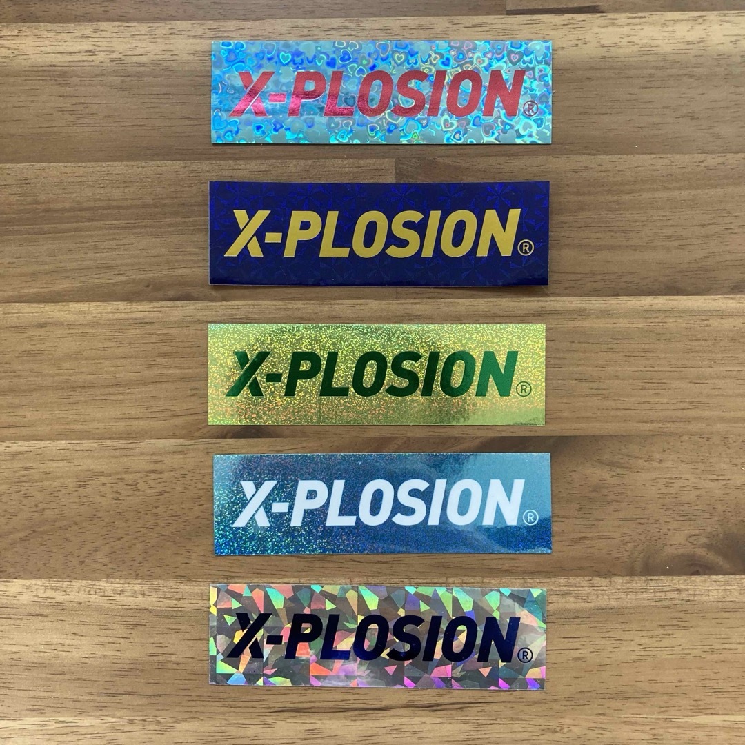 X-PLOSION(エクスプロージョン)の★X-PLOSION エクスプロージョン ステッカー　5枚 ハンドメイドの文具/ステーショナリー(しおり/ステッカー)の商品写真